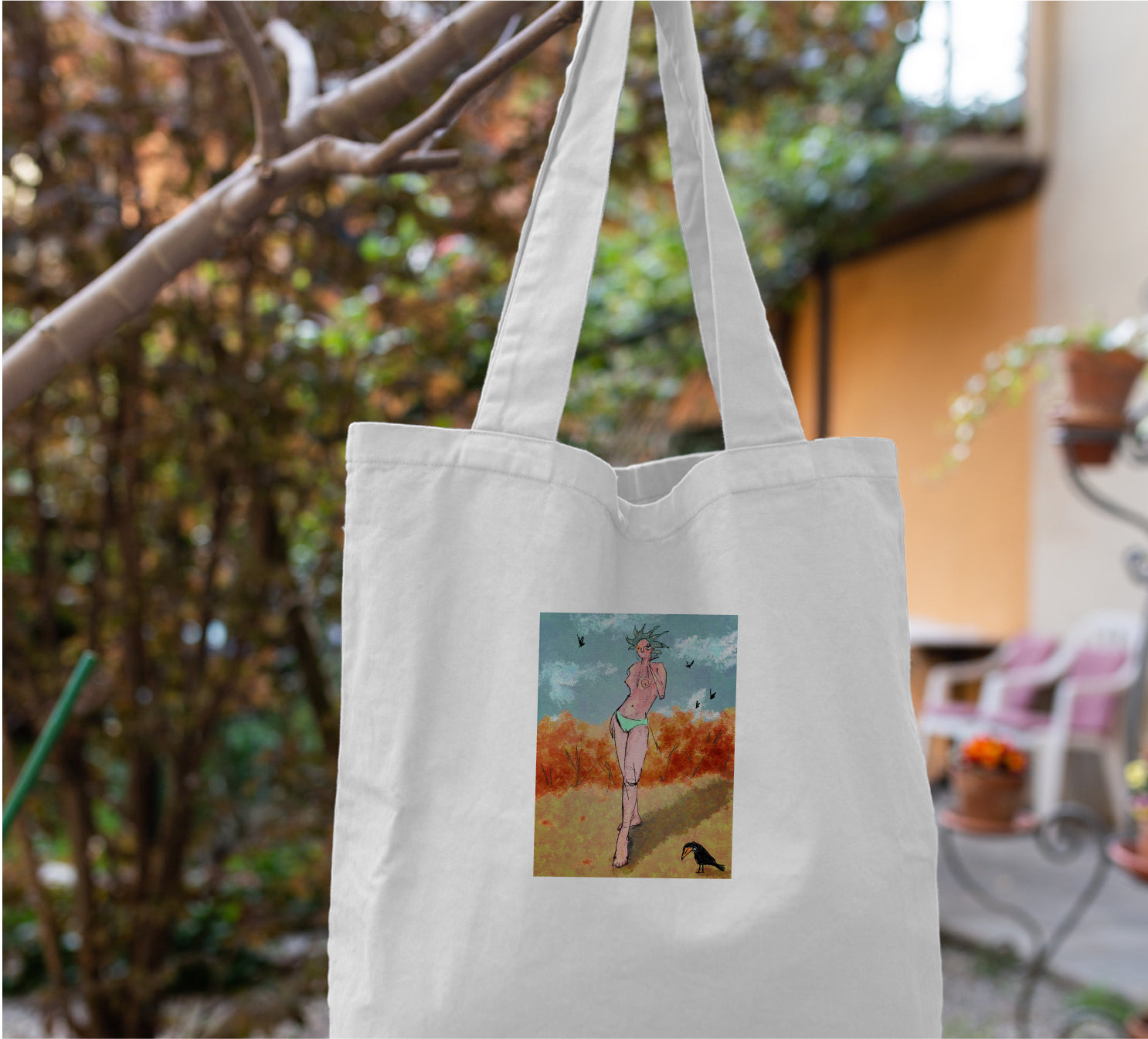 tote bags whimsy art